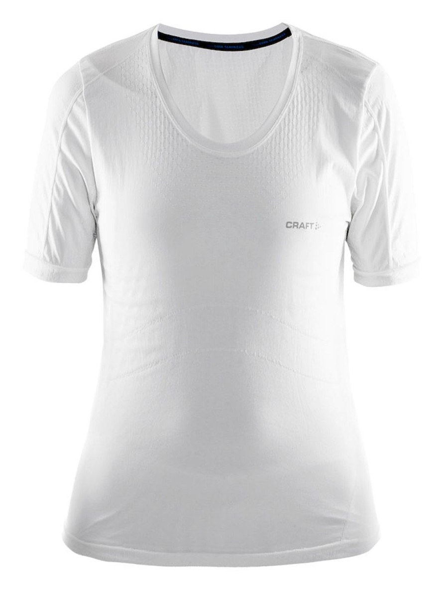 Thermal- & Underwear Craft Thermal Undershirts | Craft Cool Seamless Short Sleeve Tee Women White