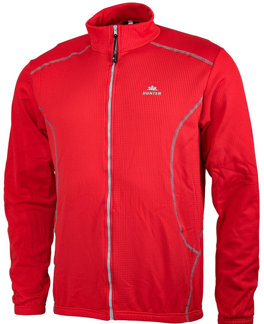 Cycling & Triathlon Hunter Cycling Apparel Men | Hunter 2Nd Layer Jack Flatlock Red