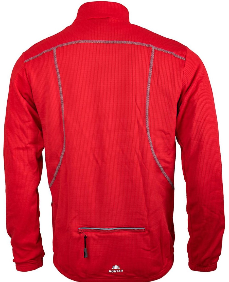 Cycling & Triathlon Hunter Cycling Apparel Men | Hunter 2Nd Layer Jack Flatlock Red