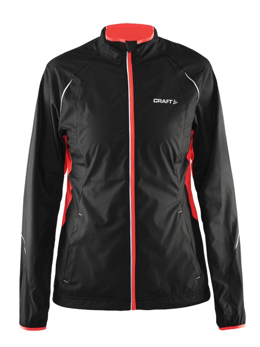 Cycling & Triathlon Craft Cycling Apparel Women | Craft Prime Jacket Women Black Shock