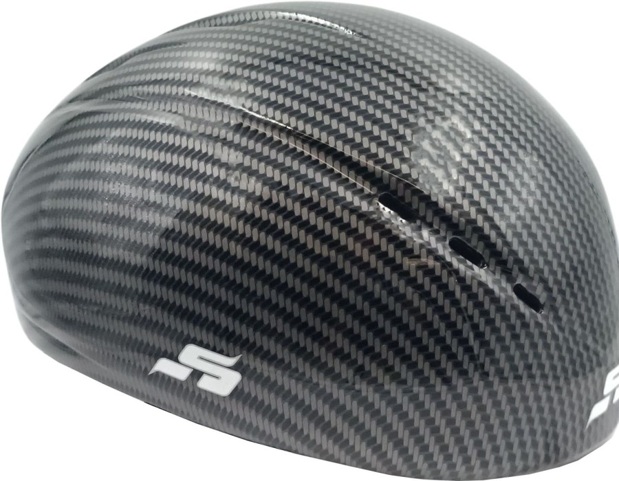 Skating Skate-Tec Ice Accessoires | Skate-Tec Ice Skating Helmet 010 Carbon Black