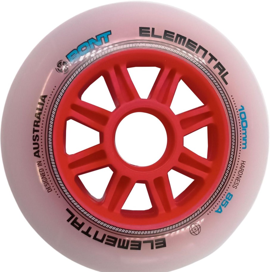 Skating Bont Skate Wheels | Bont Elemental 100Mm