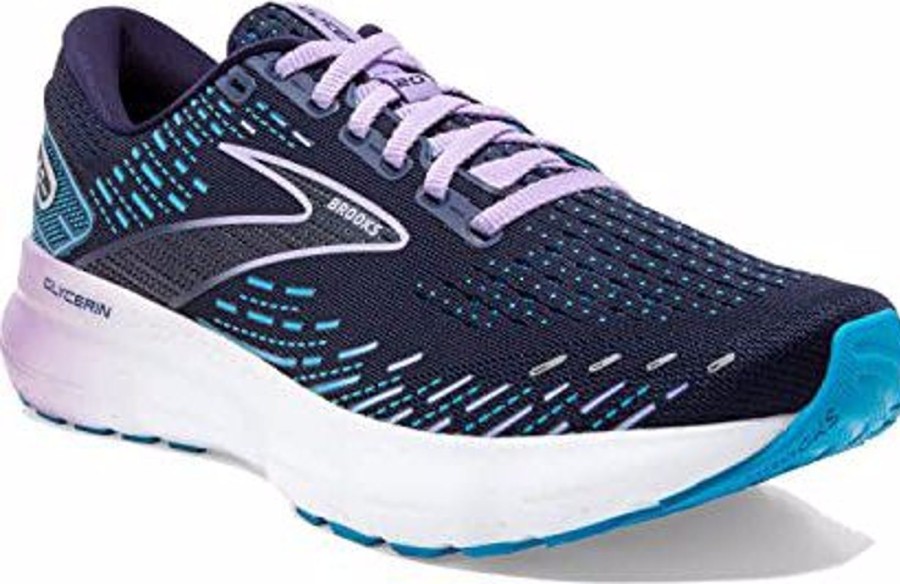 Running & Hiking Brooks Runningshoes | Brooks Glycerin 20 Peacoat/Ocean/Pastel Lilac