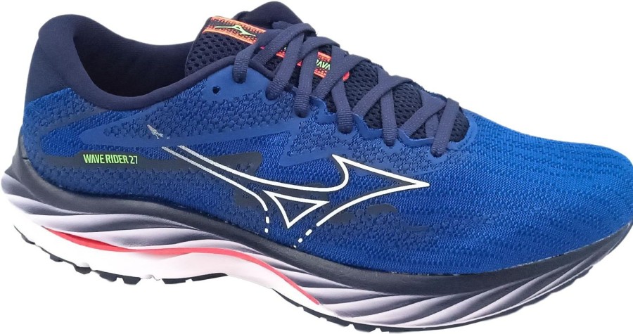 Running & Hiking Mizuno Runningshoes | Mizuno Wave Rider 27 Navy