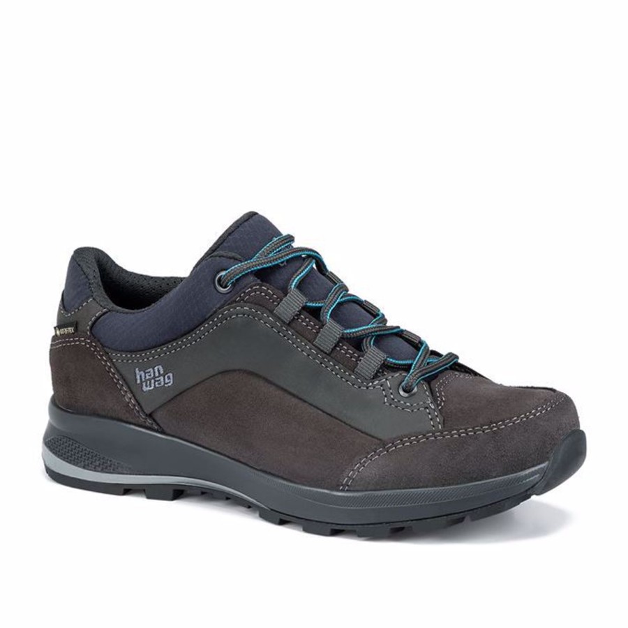 Running & Hiking Hanwag Outdoor Walking & Hiking Shoes | Hanwag Banks Low Lady Gtx Petrol/Mint