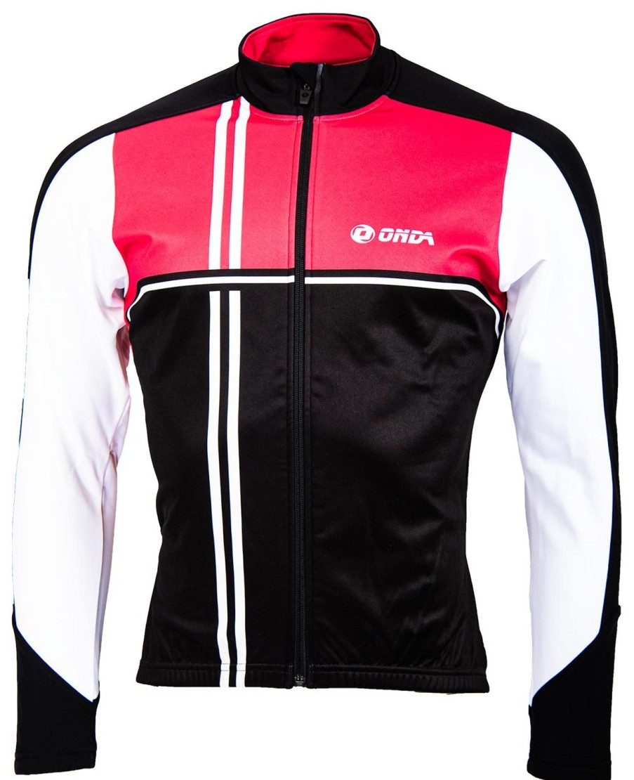 Cycling & Triathlon Onda Cycling Apparel Women | Onda Thermojack Front Membrane Ht Douro 3.5 Black/Raspberry