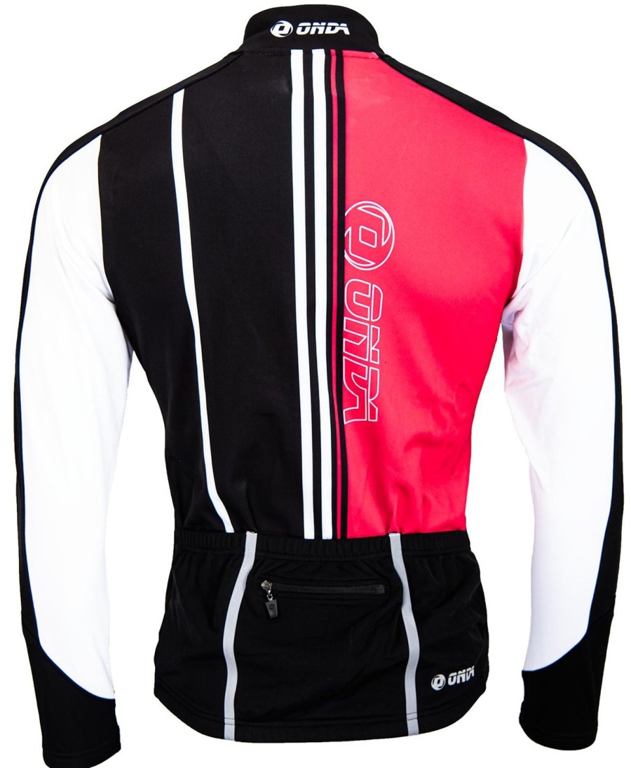 Cycling & Triathlon Onda Cycling Apparel Women | Onda Thermojack Front Membrane Ht Douro 3.5 Black/Raspberry