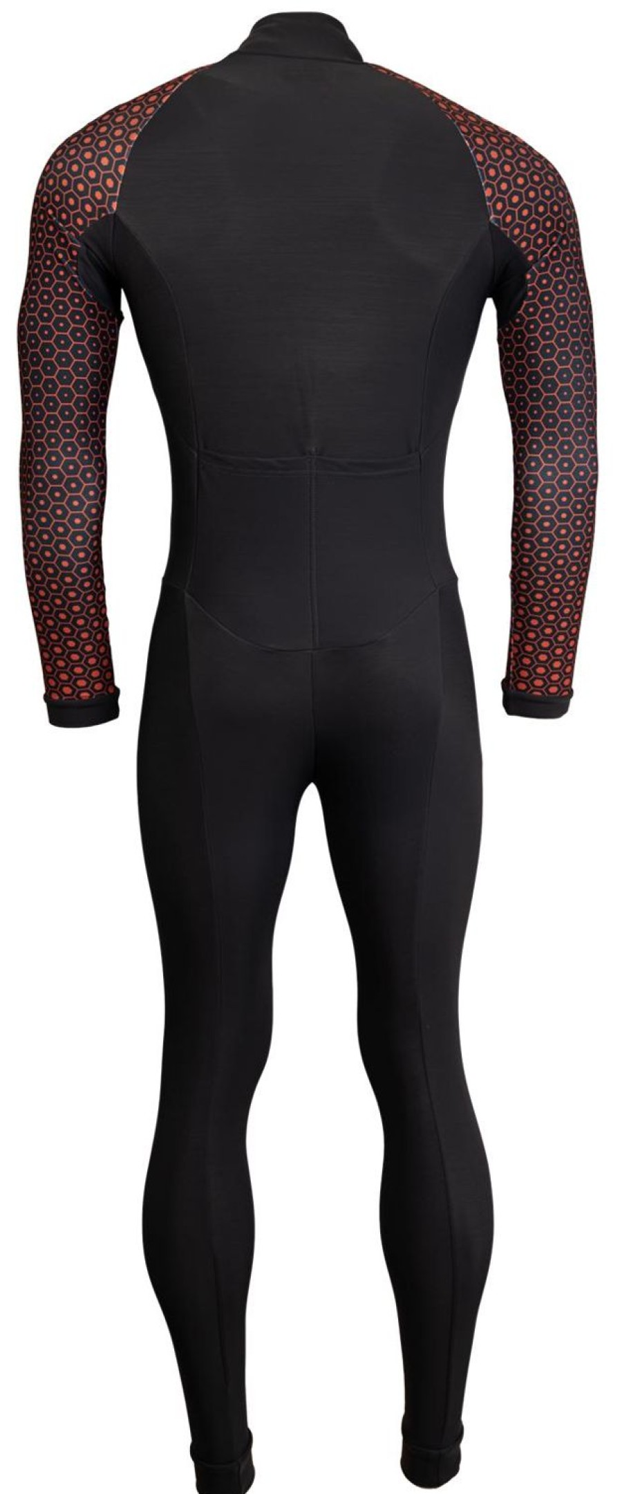 Skating AGU Ice Skate Apparel | Agu Marathon Thermosuit Dark Grey Arm Print Orange