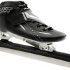 Skating Bont Long Track Skates | Bont Jet Black With Ehs Chrome