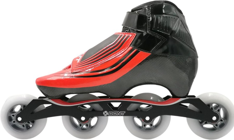 Skating Bont Inline Skates | Bont Semi Race Red 3Pt 84Mm