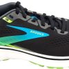 Running & Hiking Brooks Runningshoes | Brooks Ghost 15 Black/Hawaiian Ocean/Green