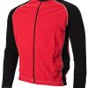 Cycling & Triathlon Avento Cycling Apparel Men | Avento Sportsjacket Windbreaker Black/Red