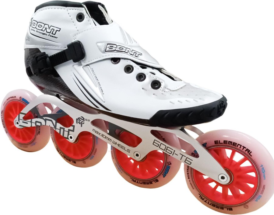 Skating Bont Inline Skates | Bont Jet White 110Mm