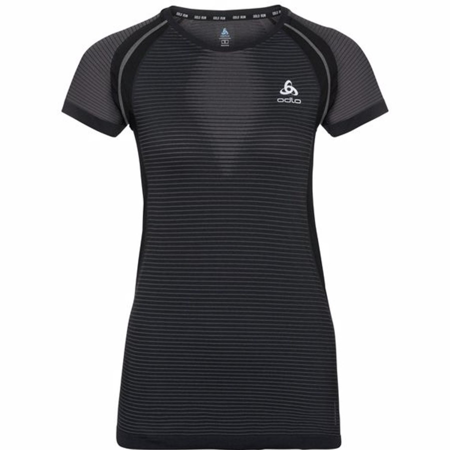 Thermal- & Underwear Odlo Thermal Undershirts | Odlo Ladies Shirt Short Sleeve / Crew Neck Ceramicool Pro