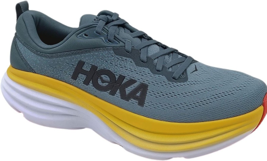 Running & Hiking Hoka One One Runningshoes | Hoka One One Bondi 8 Goblin Blue/Mountain Spring