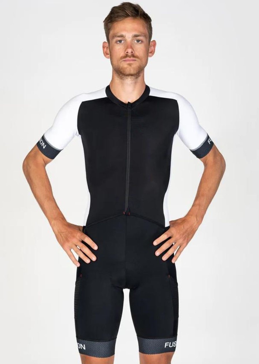 Cycling & Triathlon Fusion Triathlon Suits | Fusion Speed Suit V2 Black