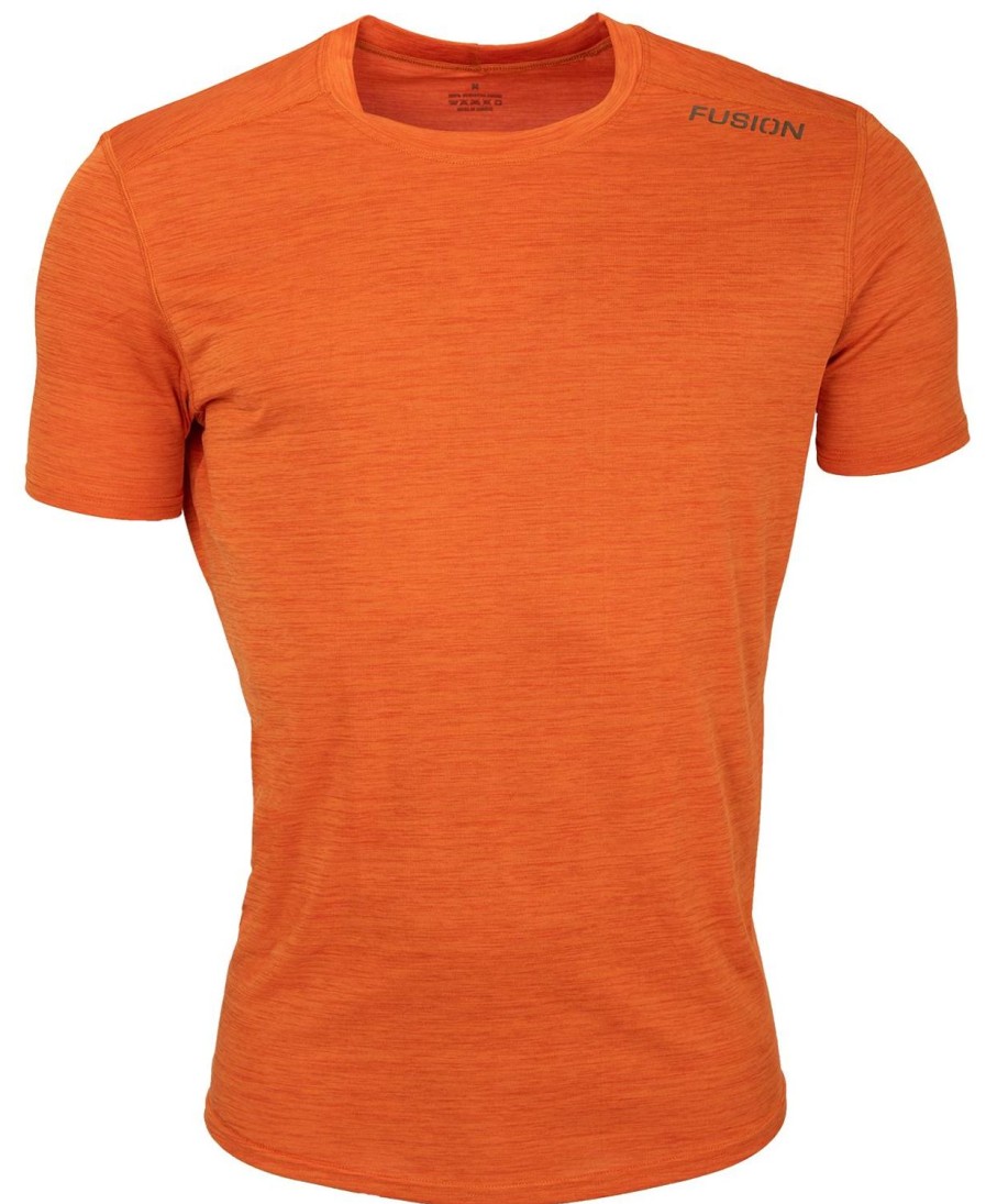 Running & Hiking Fusion Running Shirts | Fusion Mens C3 T-Shirt Orange