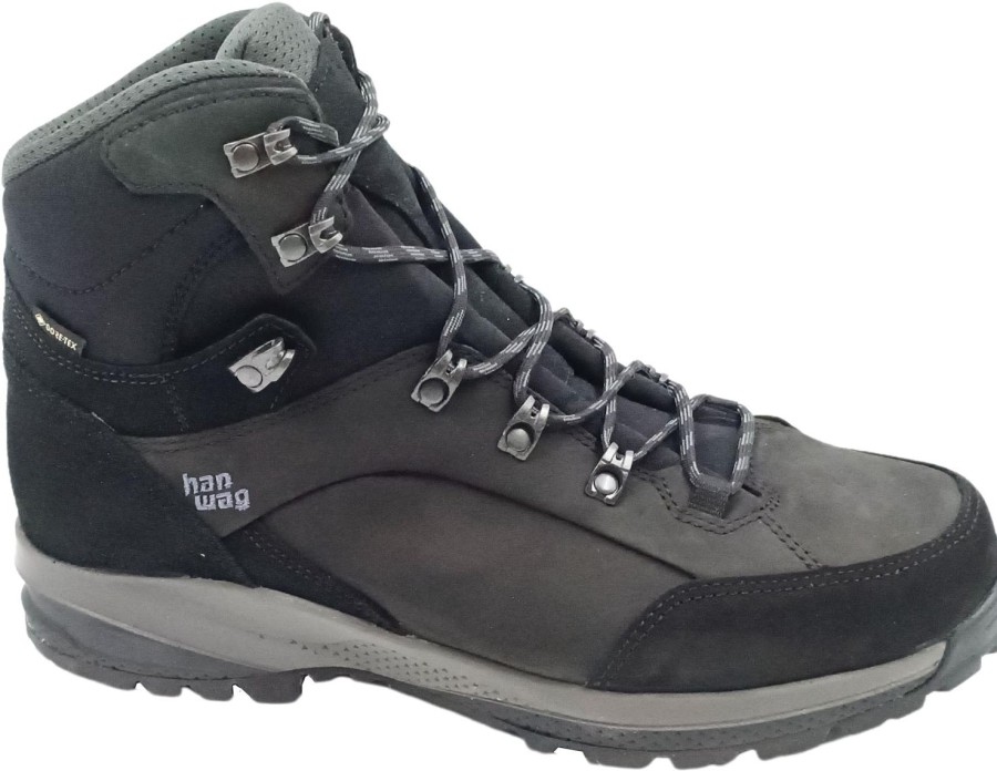 Running & Hiking Hanwag Outdoor Walking & Hiking Shoes | Hanwag Banks Sf Extra Gtx Black/Asphalt