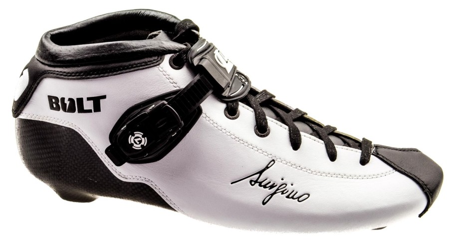 Skating Luigino Inline Skating Shoe | Luigino Bolt Pro E White/Black