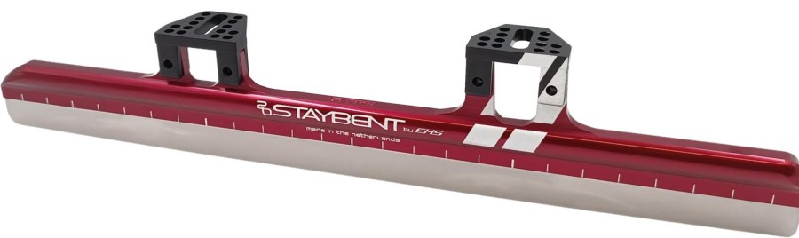 Skating StayBent Ice Blades | Staybent Control Short Track Iron Red