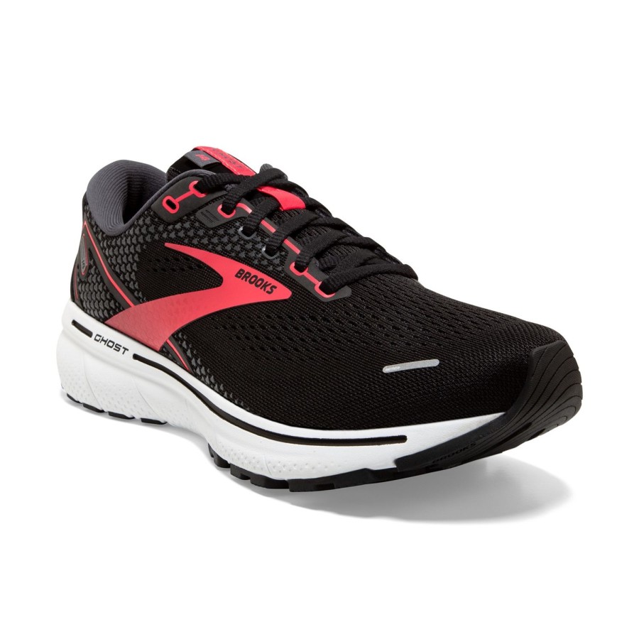 Running & Hiking Brooks Runningshoes | Brooks Defyance 12 Black/Red Orange/Blue