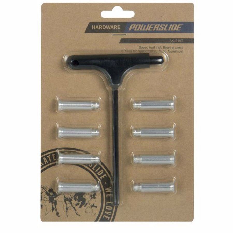 Skating Powerslide Skate Parts | Powerslide Axes 8 Pieces, With Torx Mounting Key