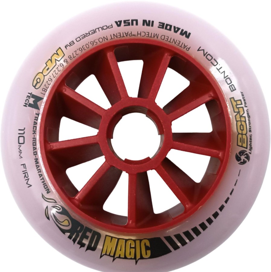 Skating Bont Skate Wheels | Bont Red Magic 110