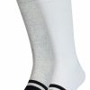 Running & Hiking Puma Running Socks | Puma Regular Crew 2 Pack Logo White+Grey