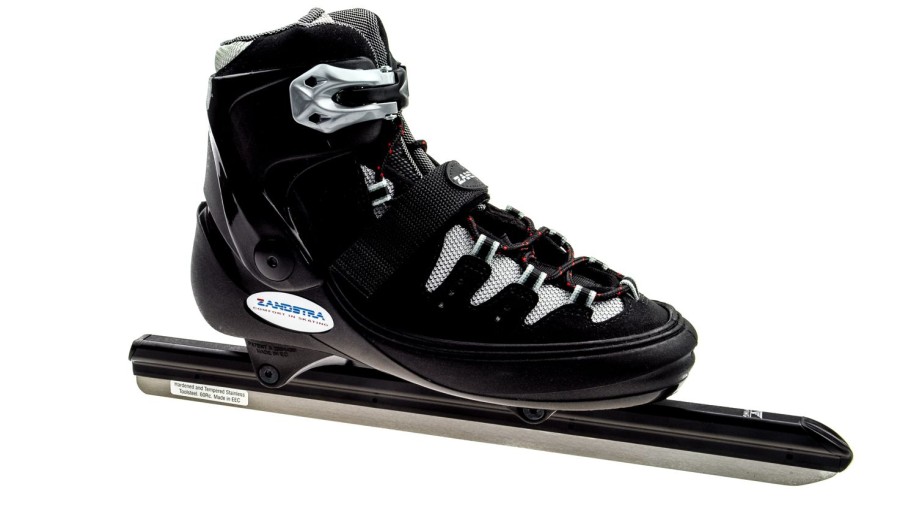 Skating Zandstra Long Track Skates | Zandstra Ving Comfort Fast Black/Silver