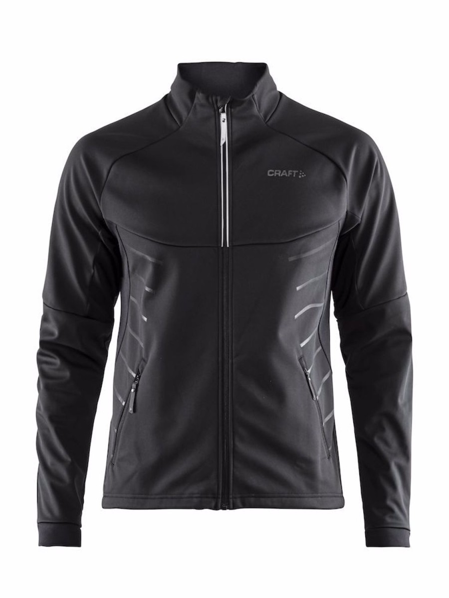 Cycling & Triathlon Craft Cycling Apparel Men | Craft Warm Train Jacket Black