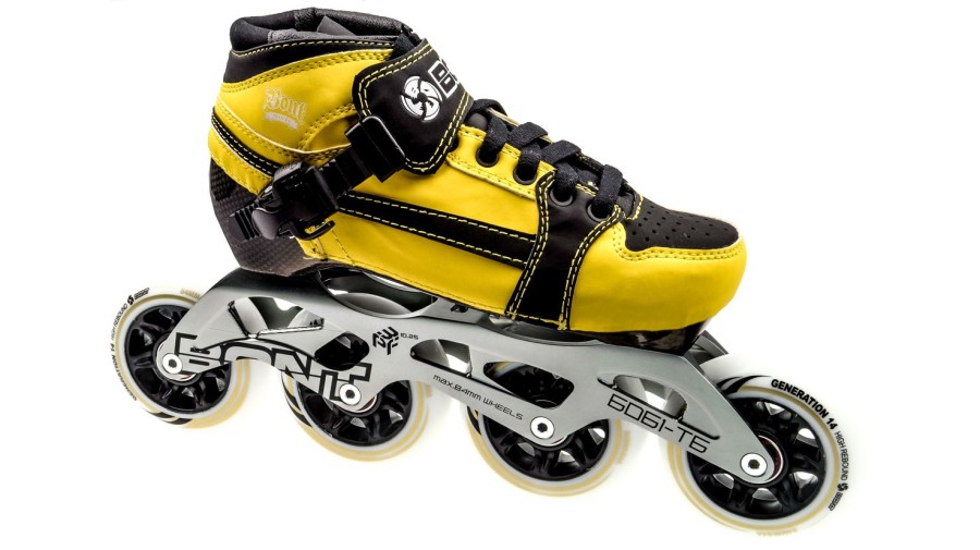 Kids Bont | Bont Pursuit Skate Yellow/Black Skate Kids 84Mm