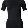 Running & Hiking Odlo Running Shirts | Odlo Ladies Shirt Short Sleeve / Crew Neck Evolution Light, Black 181011