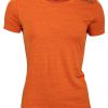 Running & Hiking Fusion Running Shirts | Fusion Womens C3 T-Shirt Orange