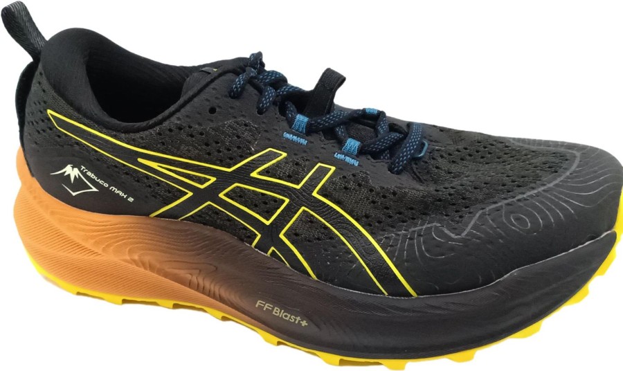 Running & Hiking Asics Trail | Asics Trabuco Max 2 Black/Golden Yellow