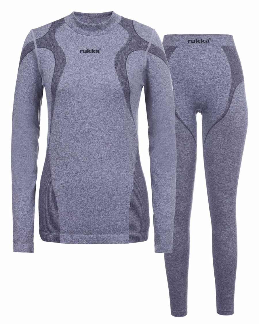 Thermal- & Underwear Rukka | Rukka Gea Base Layer Set Grey