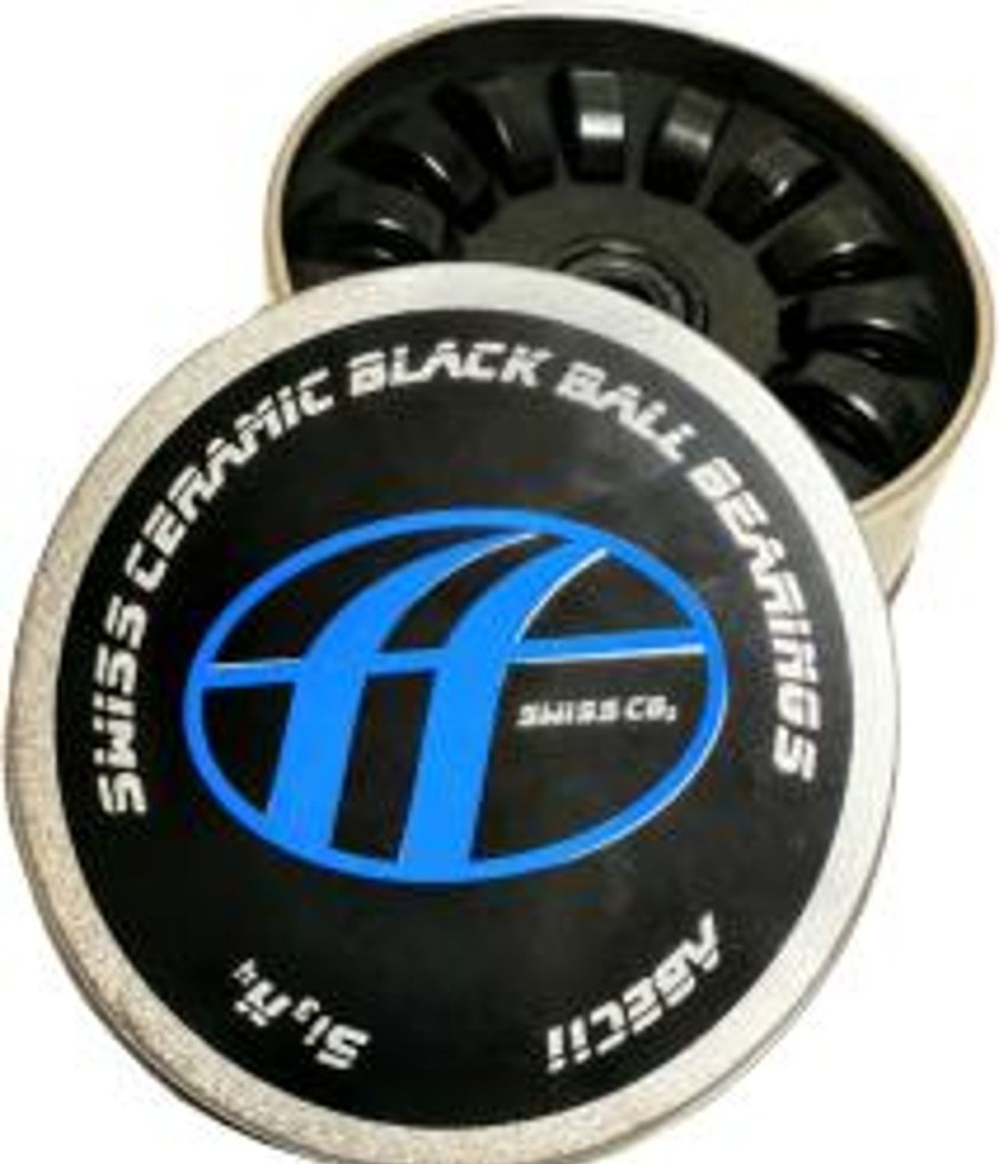 Skating DoubleFF Skate Parts | Doubleff Swiss Ceramic Black Ball