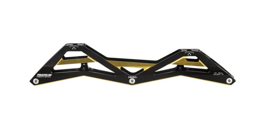 Skating Powerslide Skating Frames | Powerslide Xxx4 125 Black/Gold