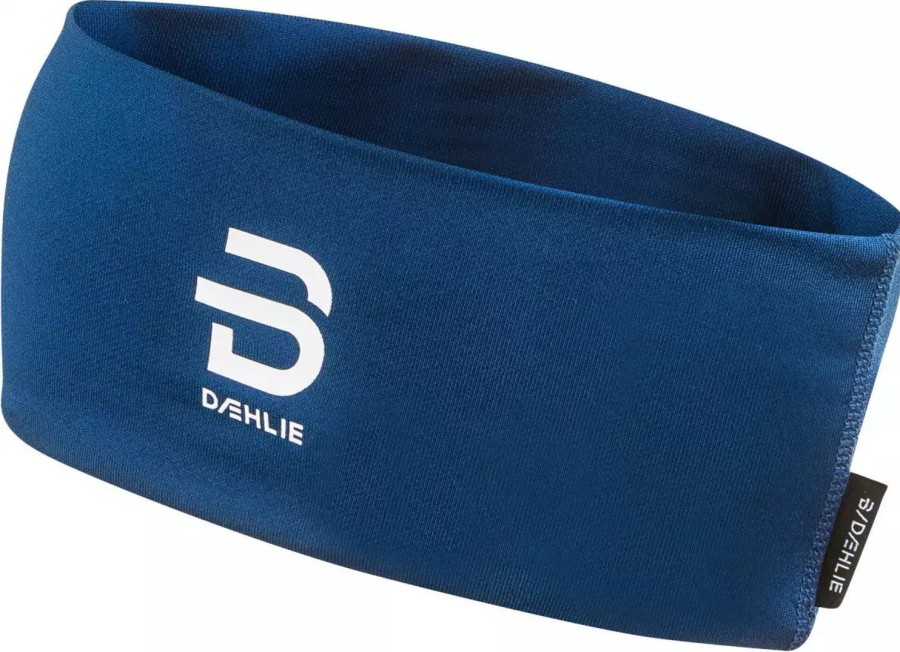 Skating Daehlie Ice Skate Apparel | Daehlie Headband Polyknit Dark Blue