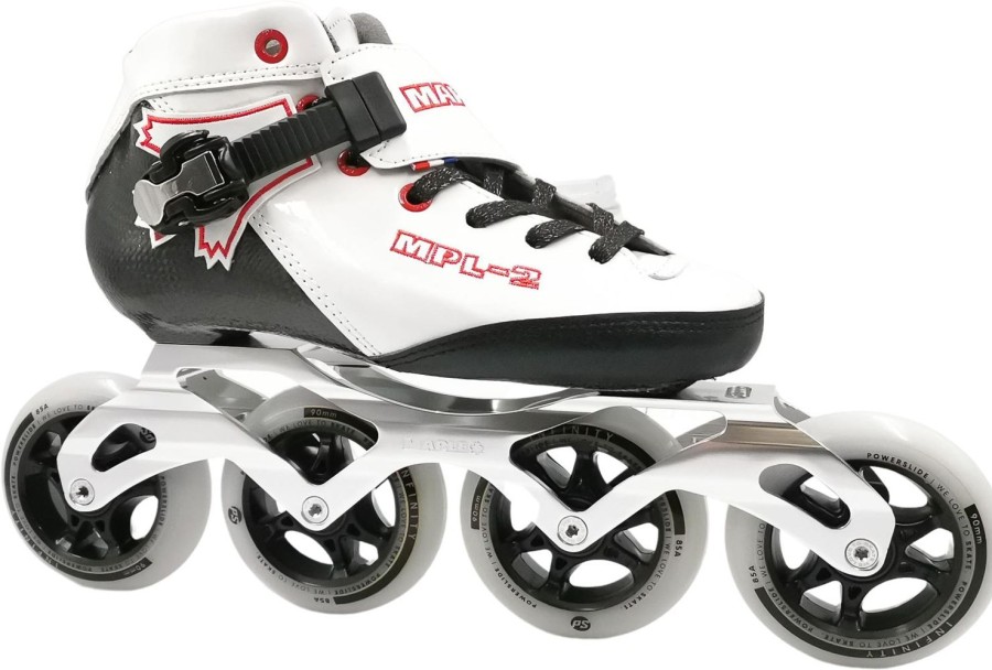 Skating Maple Inline Skates | Maple Mpl 2 White 90