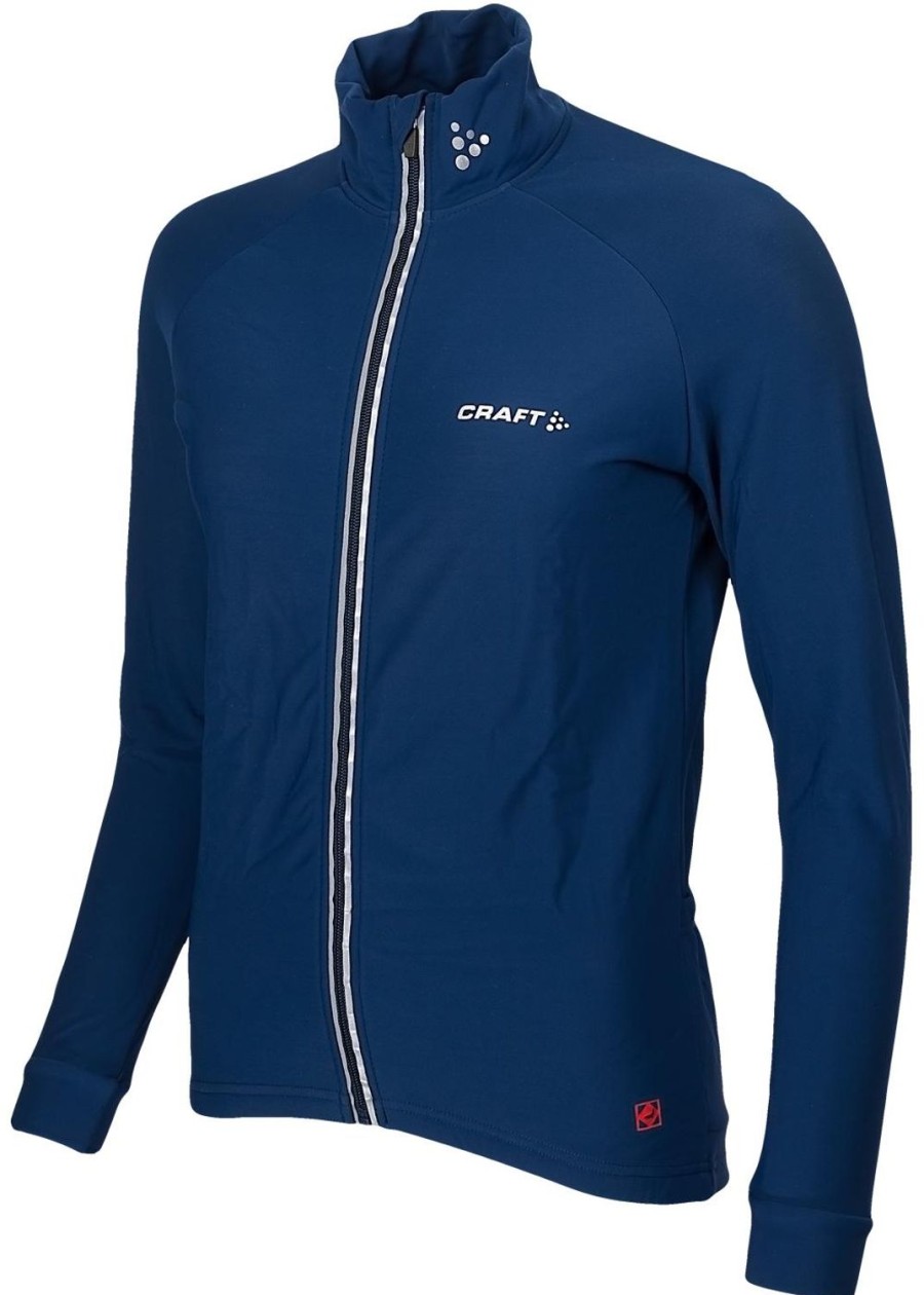 Cycling & Triathlon Craft Cycling Apparel Men | Craft Thermo Jacket Navy