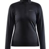 Running & Hiking Craft Running Shirts | Craft Core Gain Midlayer Women Black