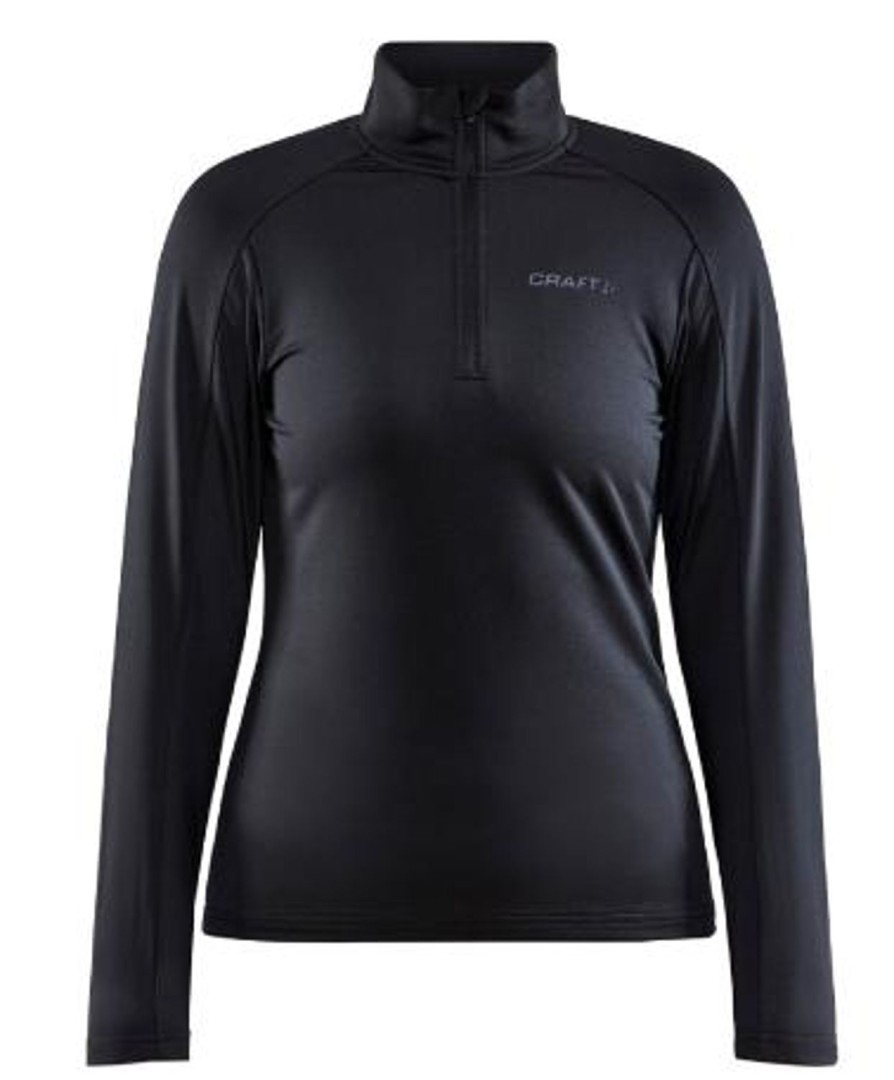 Running & Hiking Craft Running Shirts | Craft Core Gain Midlayer Women Black