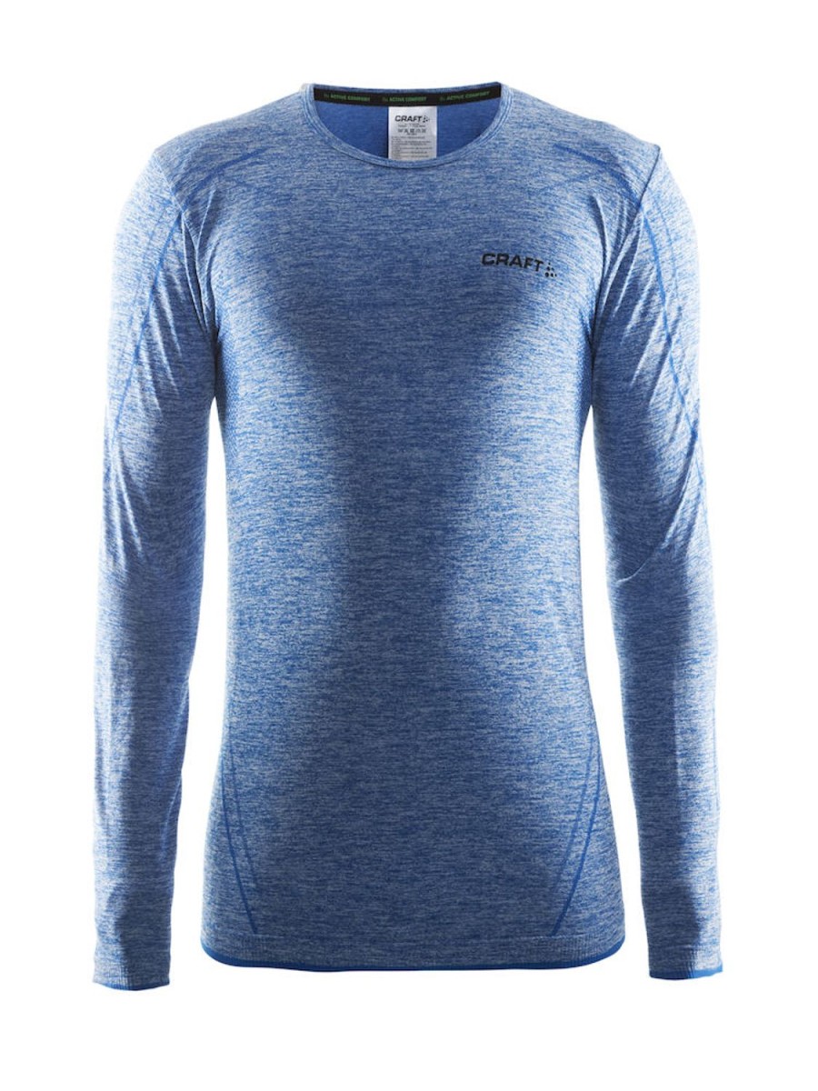 Thermal- & Underwear Craft Undershirts | Craft Active Comfort Roundneck Ls Sweden Blue