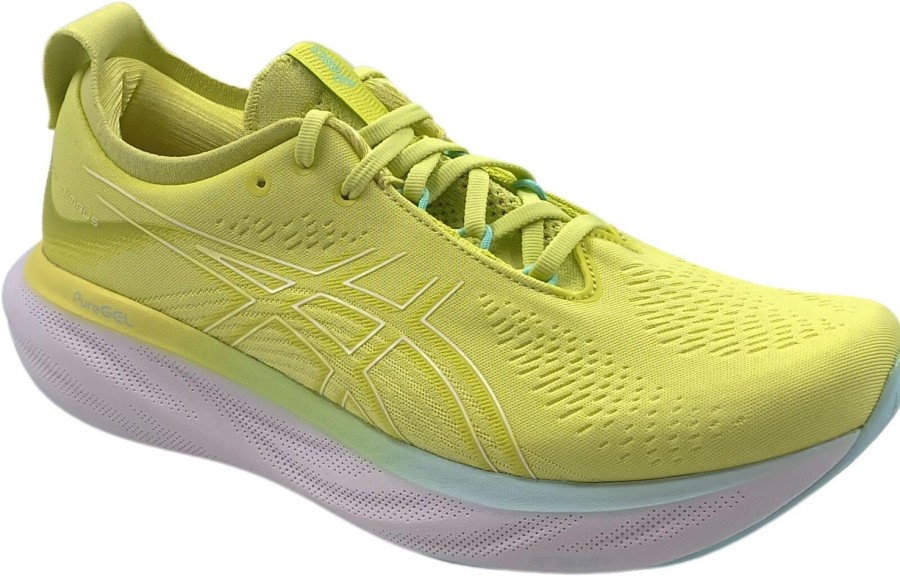 Running & Hiking Asics Runningshoes | Asics Nimbus 25 Glow Yellow/ White