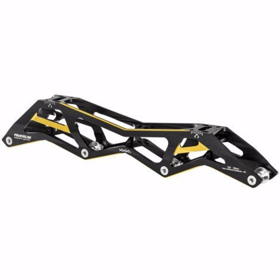 Skating Powerslide Skating Frames | Powerslide Xxx4 110 Black/Gold (3X110 1X100)