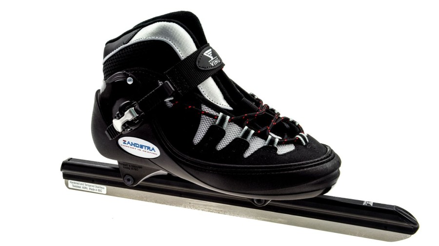 Skating Zandstra Long Track Skates | Zandstra Ving Comfort Fast Black/Silver 1250