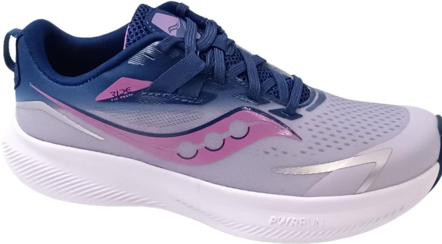 Running & Hiking Saucony Runningshoes | Saucony Ride 15 Mauve/Indigo