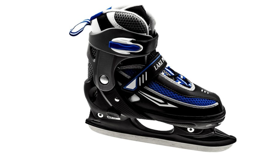 Kids Lake Placid | Lake Placid Hockey Skate Adjustable Black/Blue