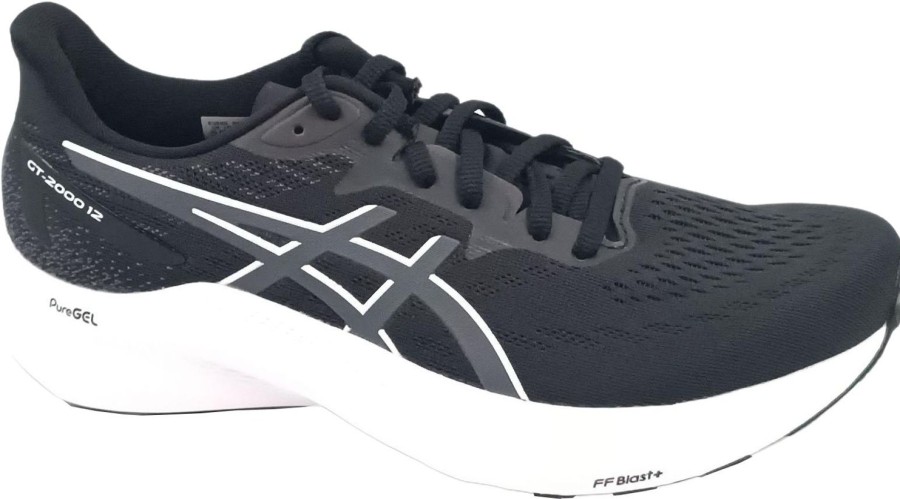 Running & Hiking Asics Runningshoes | Asics Gt-2000 12 Black/Carrier Grey [Narrow]