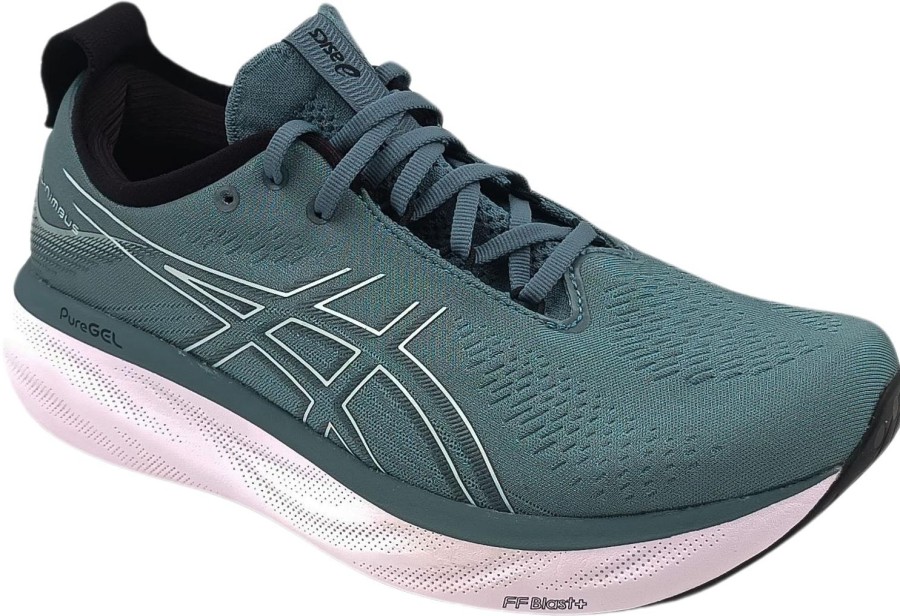 Running & Hiking Asics Runningshoes | Asics Nimbus 25 Foggy Teal/ Pure Aqua